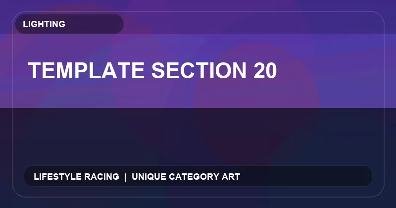 Template Section 20